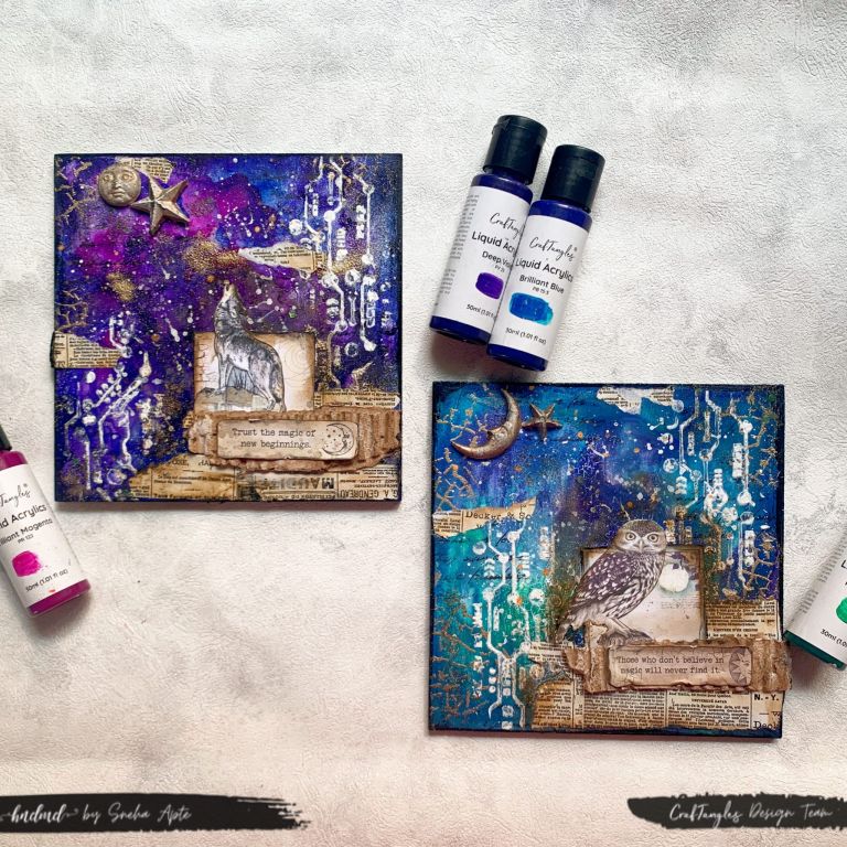 Mixed Media Panels : Believe in Magic! - HNDMD Blog