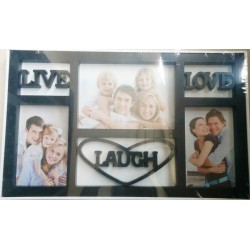 Photo Frame (Black) - Live Love Laugh