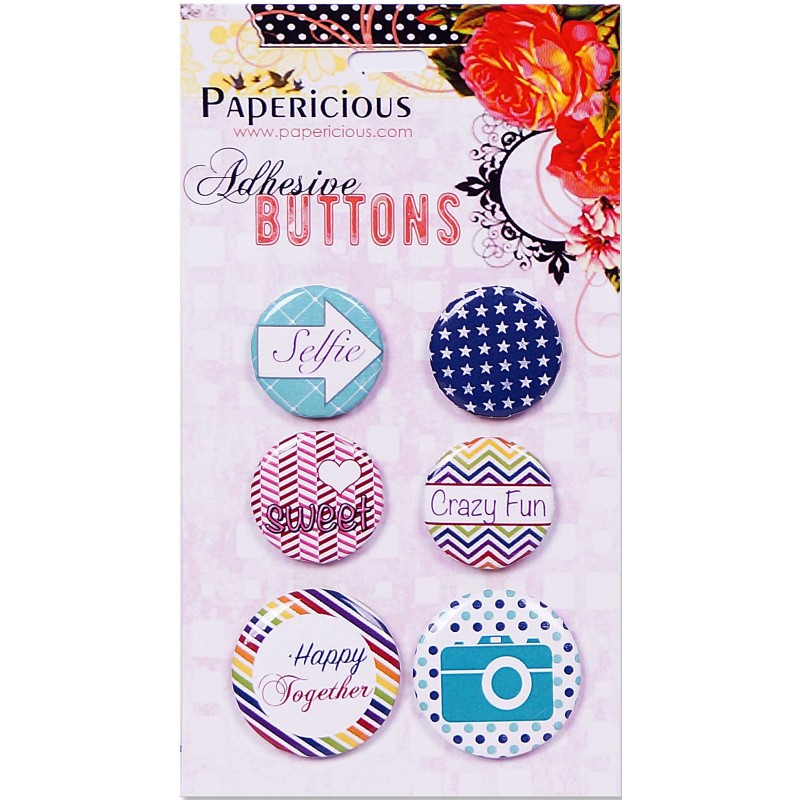 Papericious Adhesive Buttons - Often - PAB-7 | HNDMD