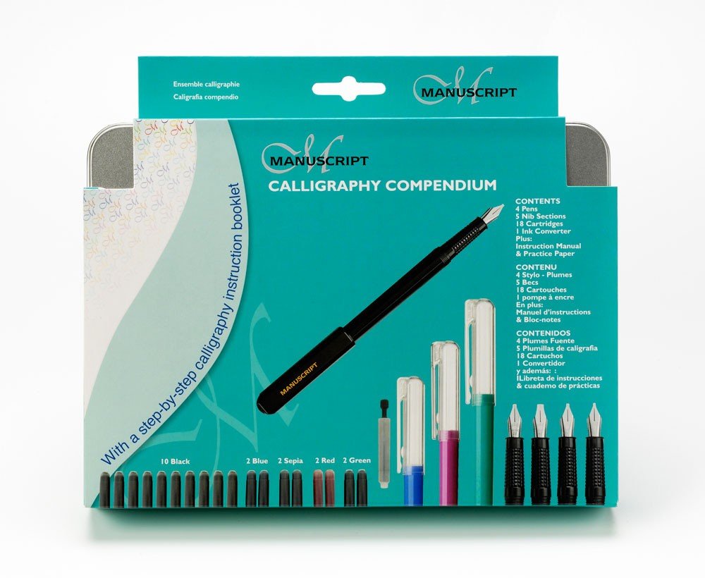 Manuscript Calligraphy Compendium Fountain Pen Set - MC150 | HNDMD