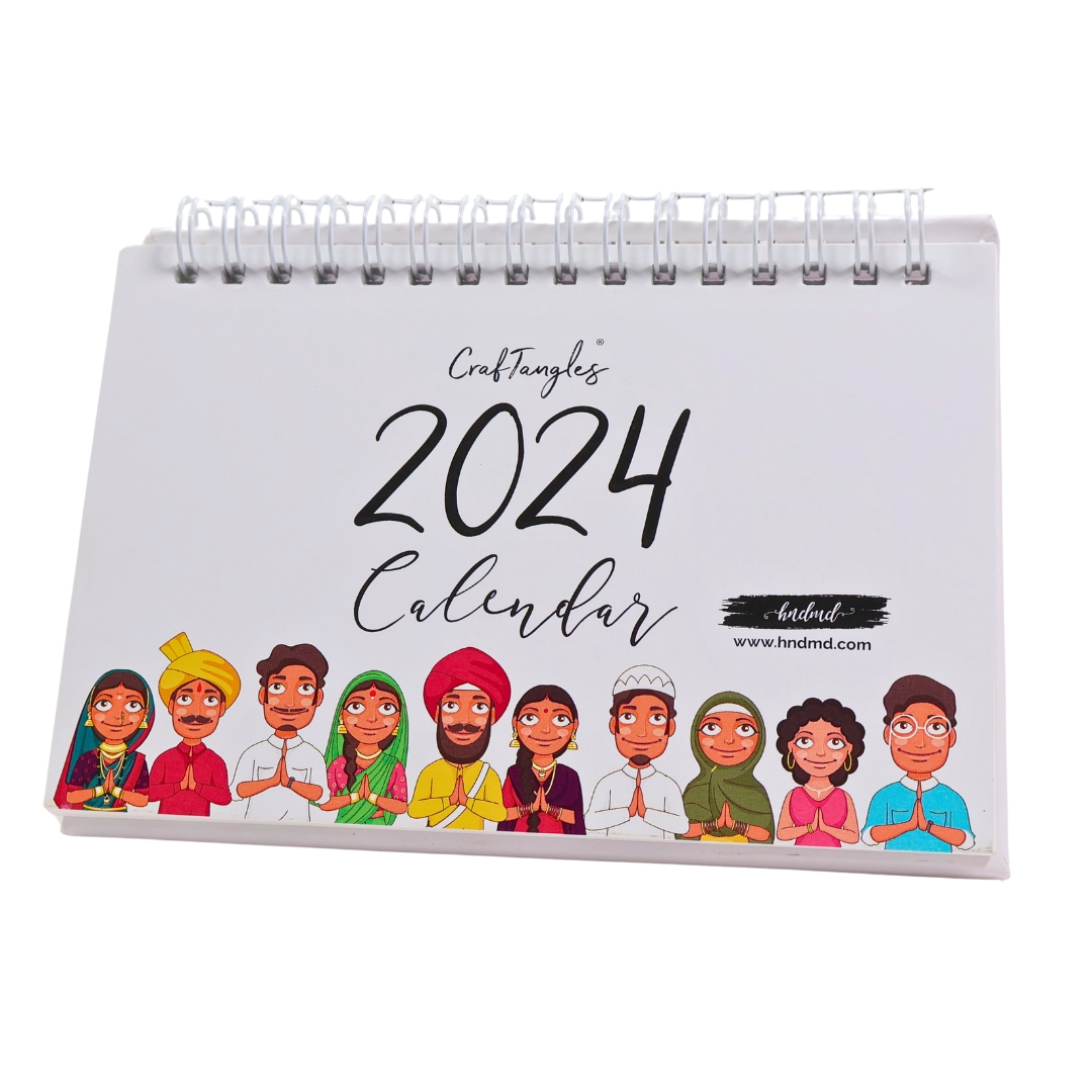 CrafTangles 2024 Calendar Indian Festivals CTCCC2024 HNDMD