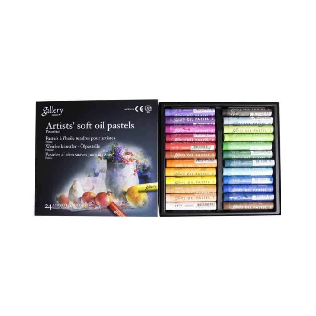 Mungyo Gallery Artist Soft Oil Pastels Set of 24 - Assorted