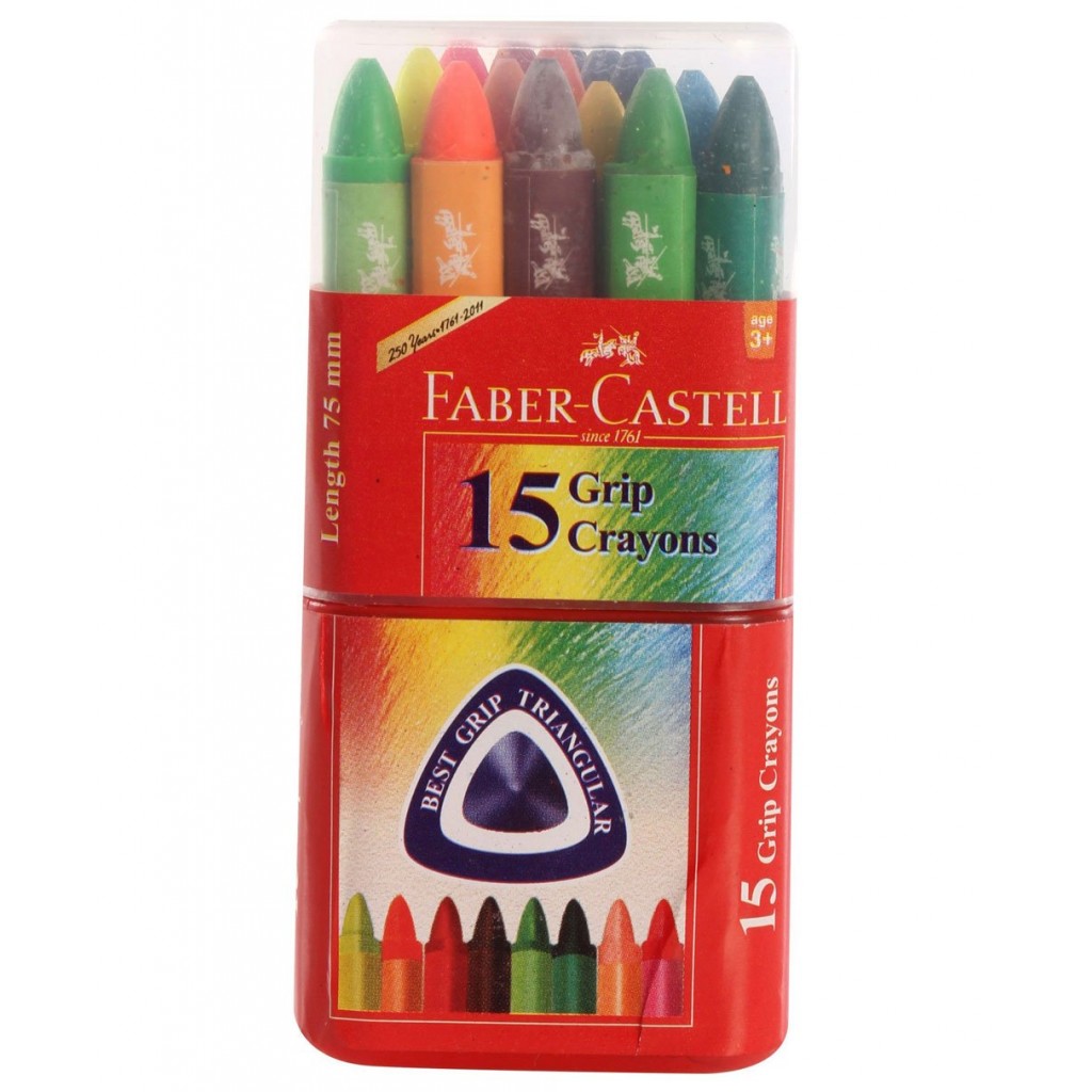  EXCEART 15pcs Pull Crayons Color Pencils Cloth Wax