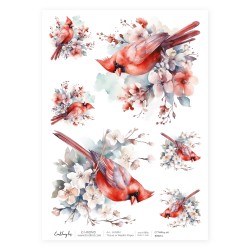 CrafTangles Decoupage Napkin / Tissue / Collage Paper - Birds 1