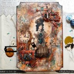 CrafTangles Decoupage Napkin / Tissue / Collage Paper - Steampunk 2