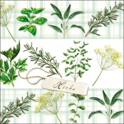 German Decoupage Napkins (5 pcs)  - Herbs