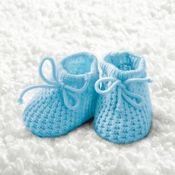 German Decoupage Napkins (5 pcs)  - Baby Boy Booties