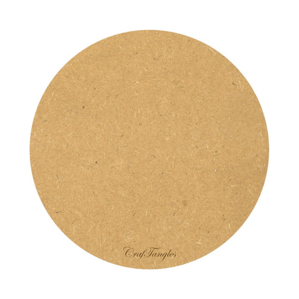 CrafTangles 12 inch MDF Circle Base - CTMB-04 | HNDMD