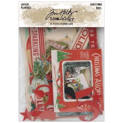 Tim Holtz Idealogy Ephemera Pack - Layers Christmas