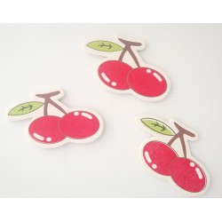 Wooden Die Cuts - Cherries (Pack of 5)