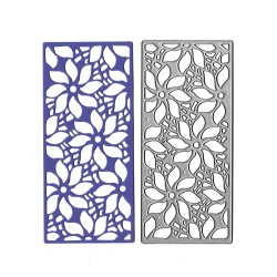 Steel Background Dies - Floral Pattern Grid