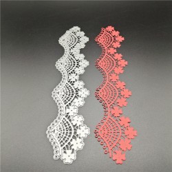 Steel Border Dies - Fan Lace