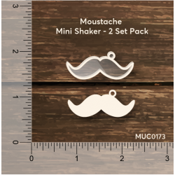 Mudra Chipzeb - Moustache mini shaker with hole