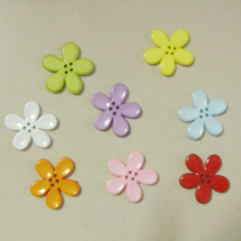 Flower buttons