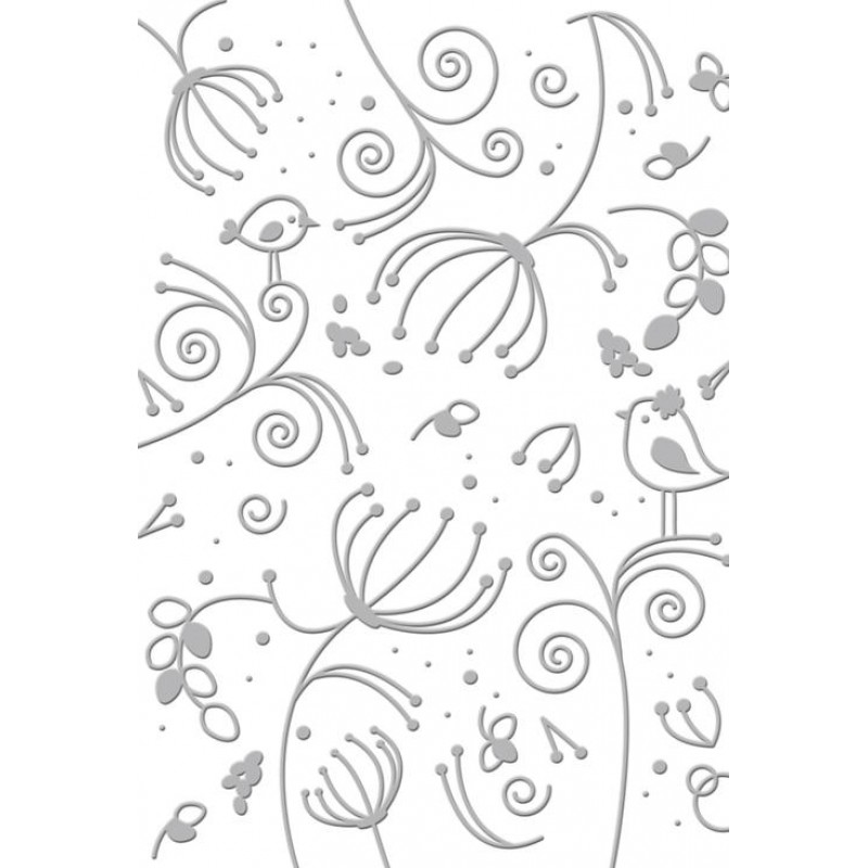 Couture Creations Embossing Folder - Encaustic (5