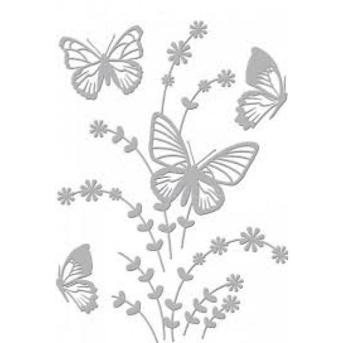 Couture Creations Embossing Folder - Serene (5