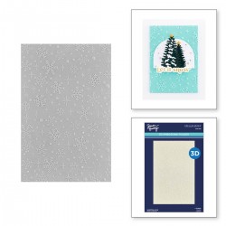 Spellbinders 3D Embossing Folder 5.5"X8.5" by Simon Hurley - Sparkling Snow