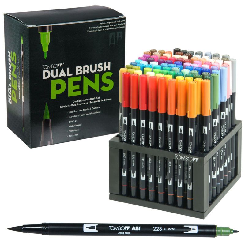 Tombow Complete Dual Brush Pen Set of 96