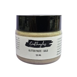 CrafTangles Glitter Paste - Gold (120 ml)