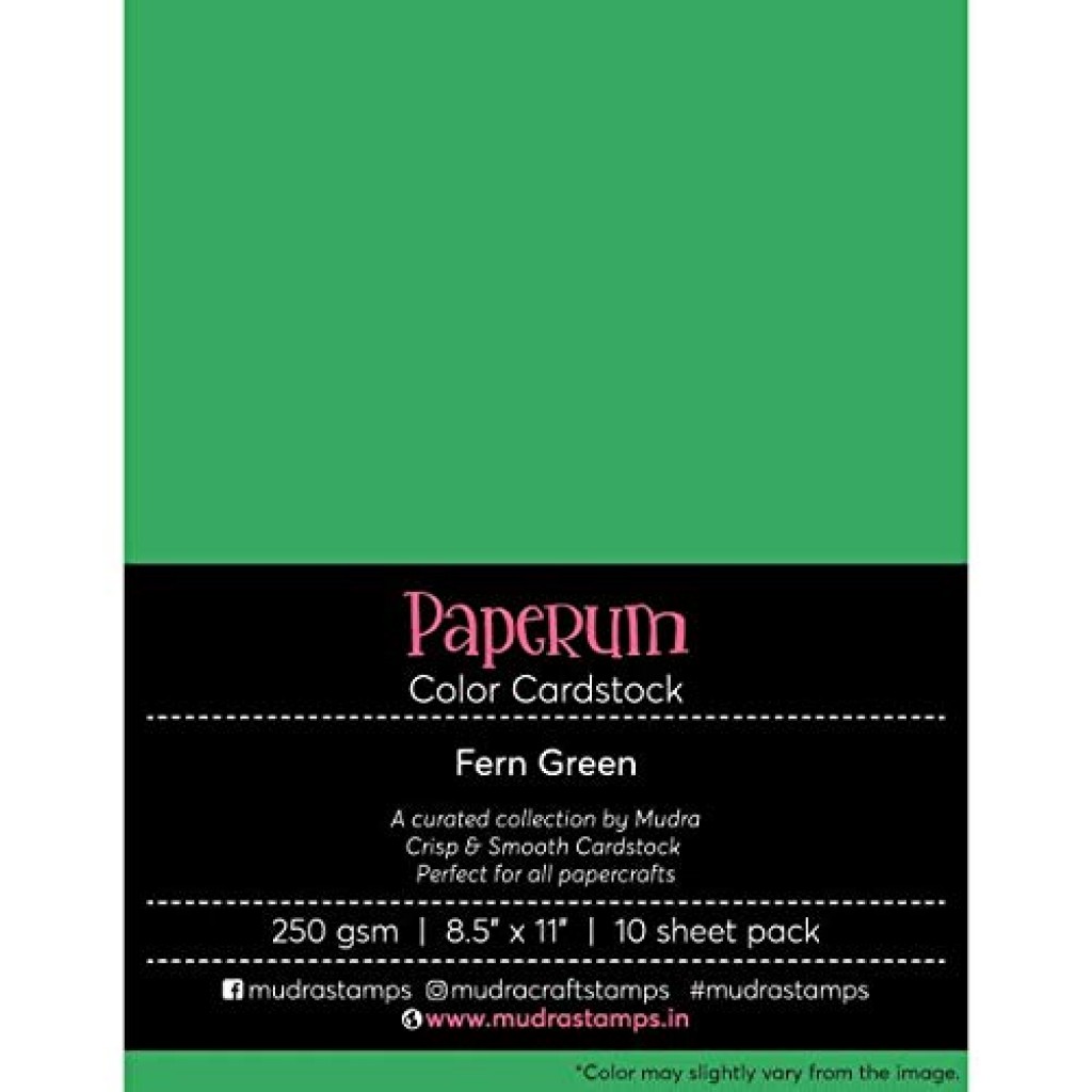 Paperum – Barn Red – 8.5×11 Cardstock – Mudra Craft Stamps