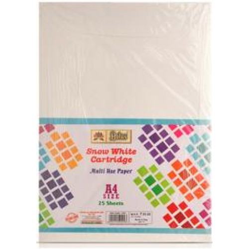 Lotus Snow-White Cartridge Paper A4 - Pack of 25 Sheets