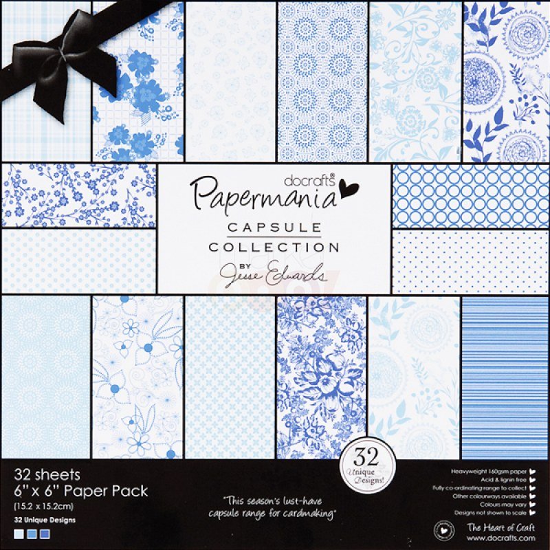 Papermania Capsule Collection 6x6 Paper Pack By Jesse Edwards