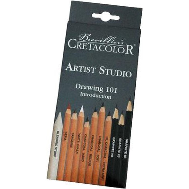 Artist Studio Sketching and Drawing Set 72pieces  Cretacolor