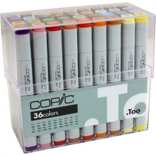 Copic Classic Marker Set of 36 Colors