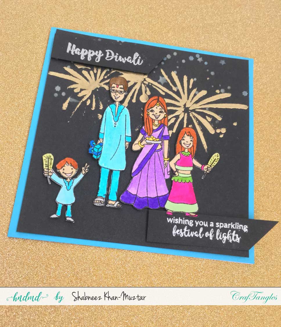 CrafTangles Photopolymer Stamps - Diwali Greetings - CTPS39 | HNDMD