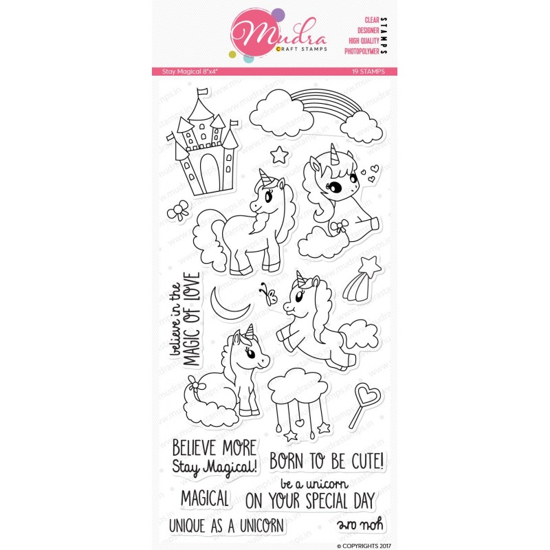 Mudra Craft Stamps - Stay Magical - MU7003 | HNDMD