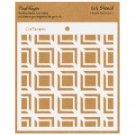 CrafTangles 6x6 Stencil - Simply Geometric