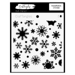 CrafTangles 6x6 Stencil - Snowflakes