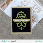 CrafTangles 6x6 Stencil - Indian Motifs