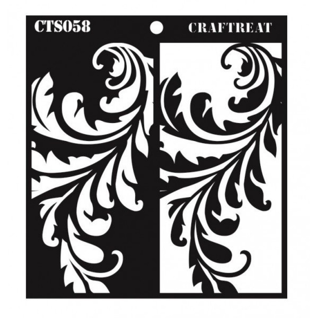 CrafTreat Bless this Nest Stencil for Painting and Crafting - 12x12 