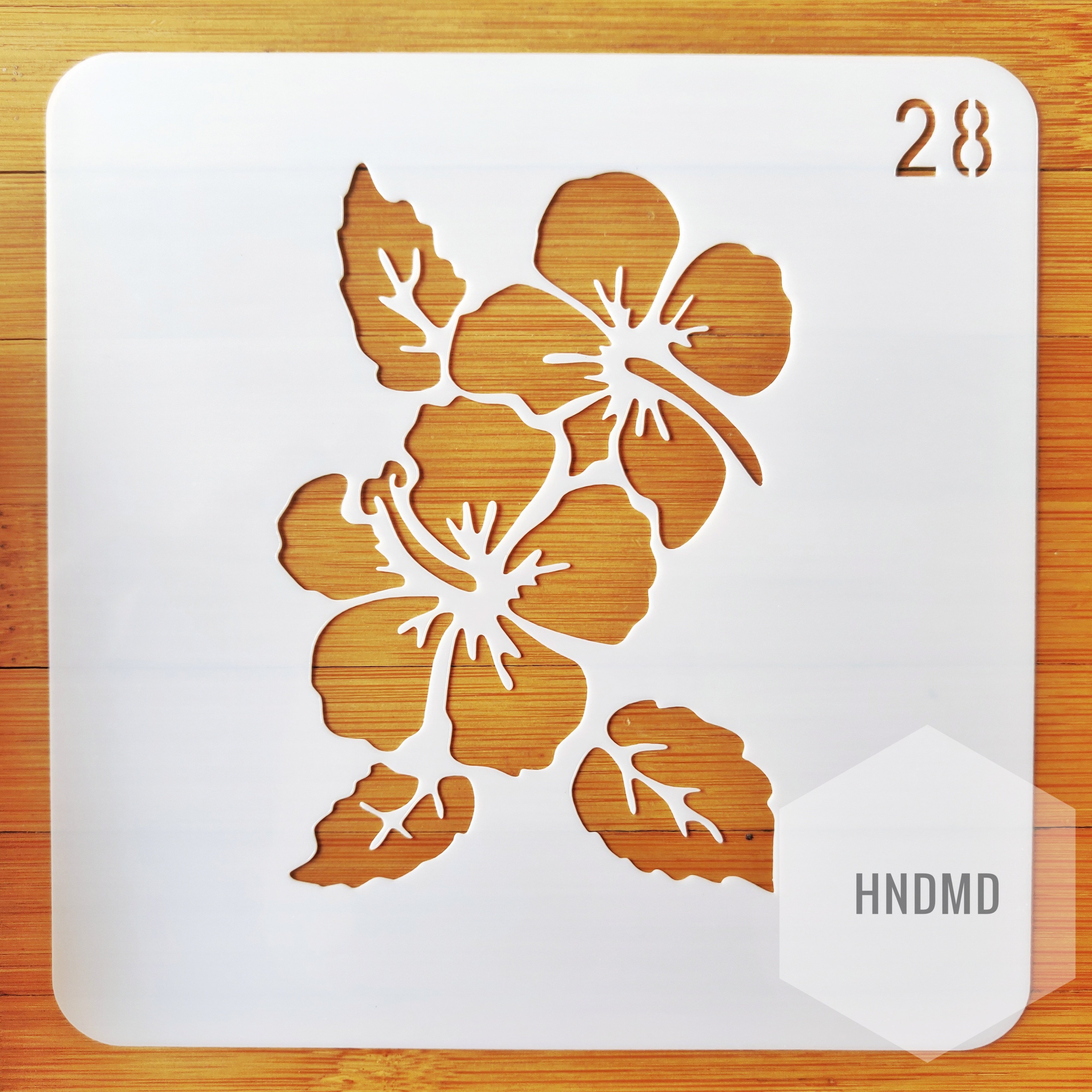 Stencil - Flower (5 by 5 inch) - CHCS-99-28 | HNDMD