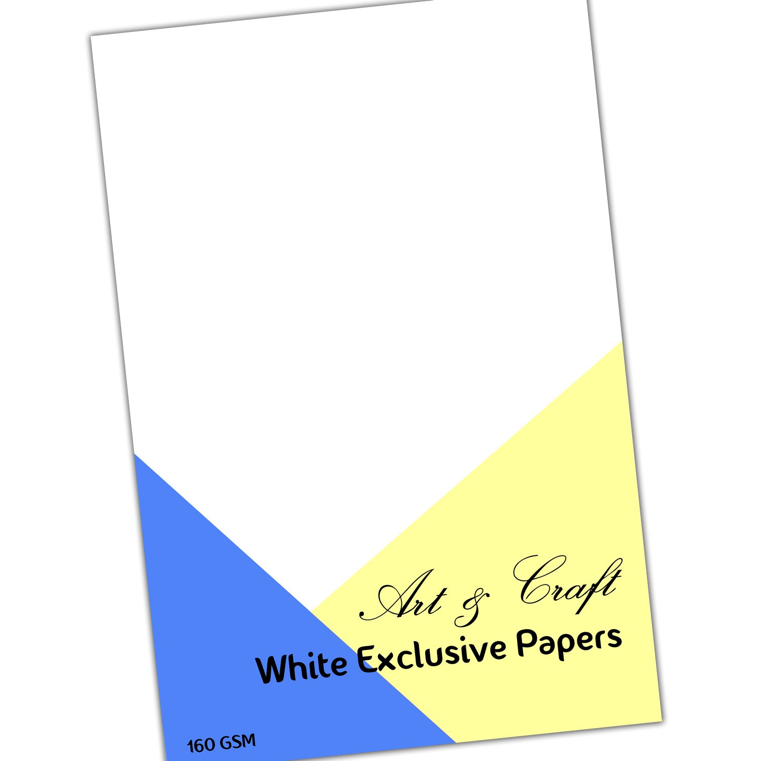 Buy Art & Craft White Exclusive Paper Pack - 12 by 12" (50 Sheets